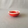 Keramikschale rot Durchmesser 9 cm, handbemalt, spülmaschinenfest, hergestellt in einer kleinen Manufaktur in Nijar