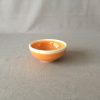 Keramikschale orange für 9 cm, handbemalt, spülmaschinenfest, hergestellt in einer kleinen Manufaktur in Nijar