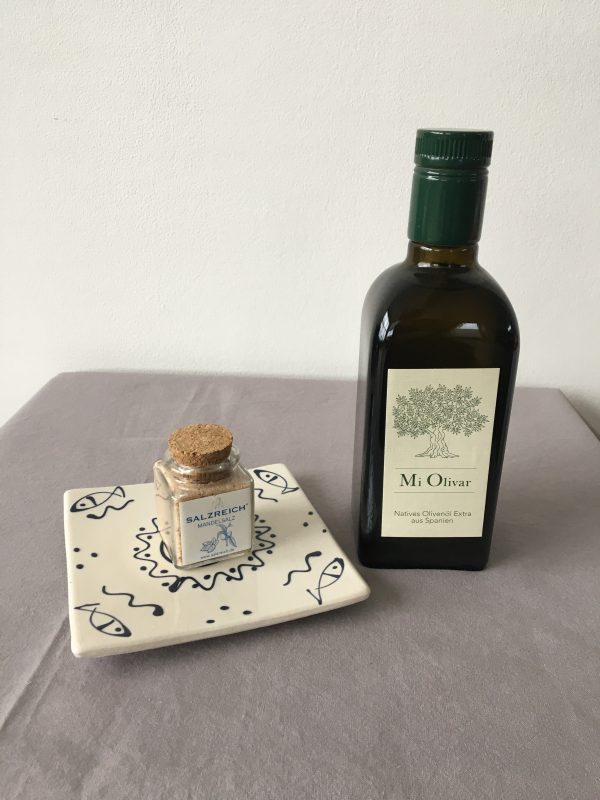 Olivenöl, Salz und Keramik