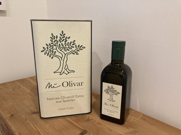 fruchtig -pikantes Olivenöl nativ extra in 500 ml und 3l