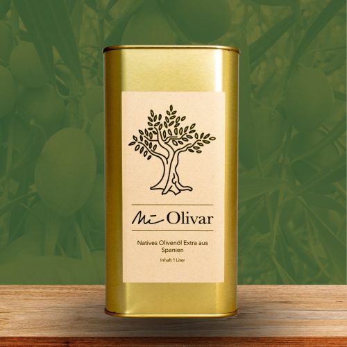 Mi Olivar fruchtig-pikantes Bio Olivenöl 1 Liter – Ernte 2023